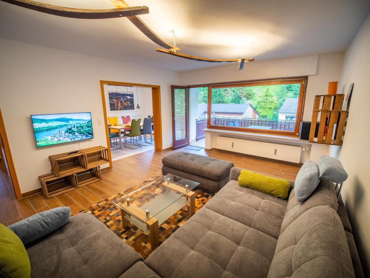 Rheintal-Ferien - 90 Qm Ferienwohnung Mit Wine & Style - Dein Urlaub Am Rhein Niederheimbach Ngoại thất bức ảnh